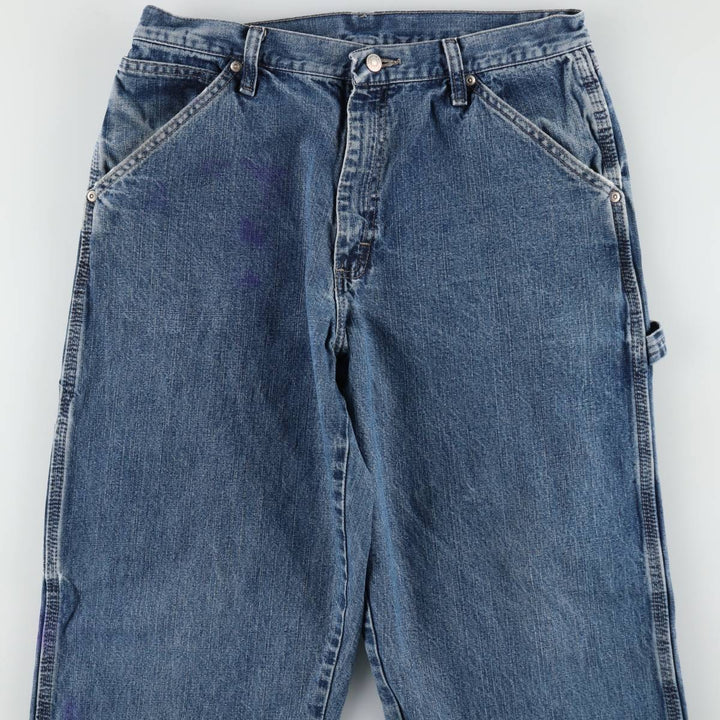 Wrangler Carpenter Denim Painter Pants, Men's, Size W33 cotton blue type Vintage Second Hand