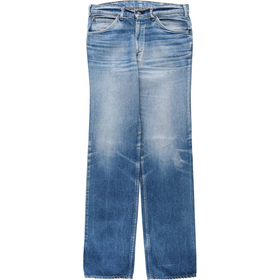 1980'S Levi's 505 Euro Model Orange Tab Straight Denim Pants Men's W34 (approx.) Vintage cotton blue type Vintage Second Hand
