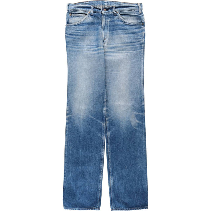 1980'S Levi's 505 Euro Model Orange Tab Straight Denim Pants Men's W34 (approx.) Vintage cotton blue type Vintage Second Hand
