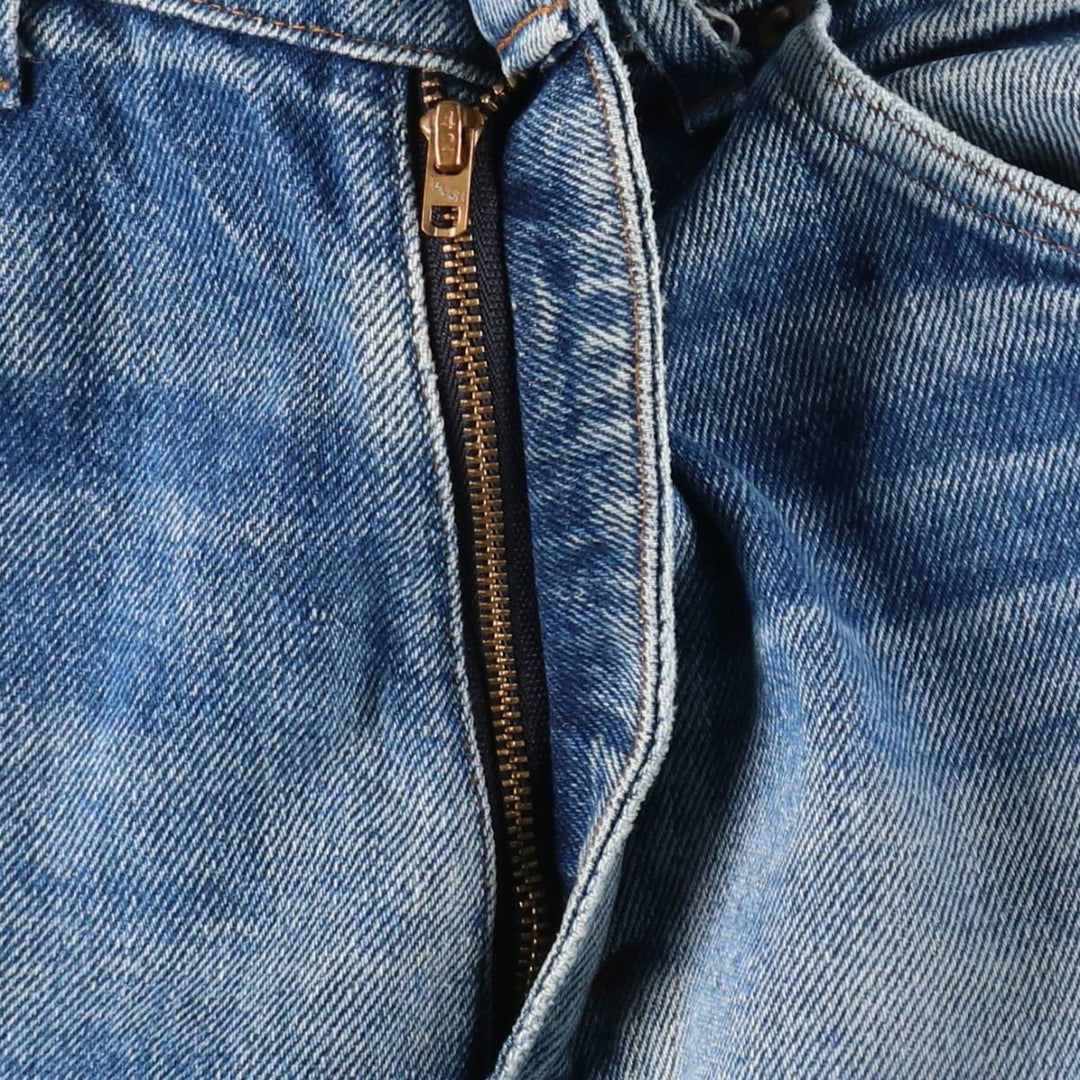 1980'S Levi's 505 Euro Model Orange Tab Straight Denim Pants Men's W34 (approx.) Vintage cotton blue type Vintage Second Hand