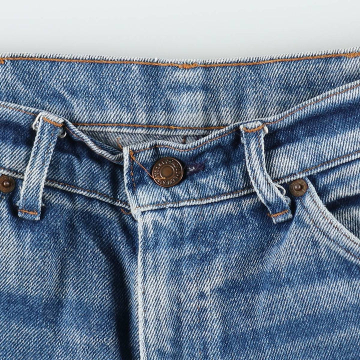 1980'S Levi's 505 Euro Model Orange Tab Straight Denim Pants Men's W34 (approx.) Vintage cotton blue type Vintage Second Hand