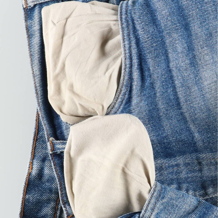 1980'S Levi's 505 Euro Model Orange Tab Straight Denim Pants Men's W34 (approx.) Vintage cotton blue type Vintage Second Hand