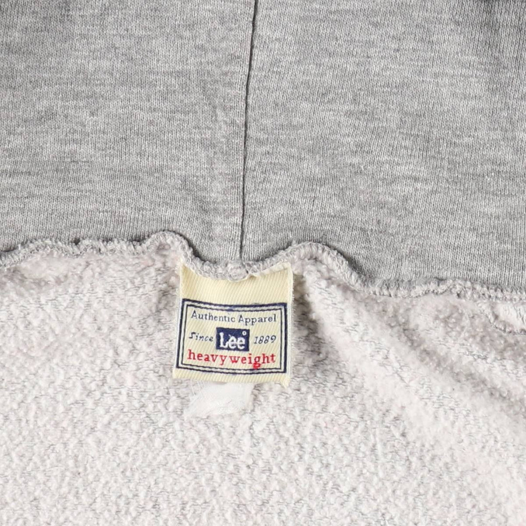 90s-00'S Lee Back Print Full-Zip Sweatshirt Hoodie, Women's Size M (Equivalent), Vintage unclear gray type Vintage Second Hand