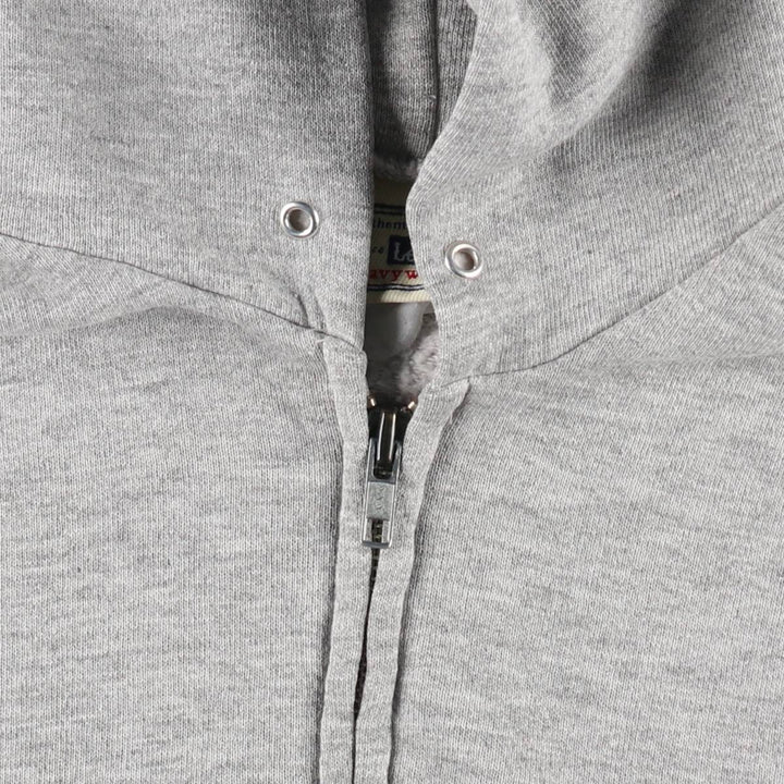 90s-00'S Lee Back Print Full-Zip Sweatshirt Hoodie, Women's Size M (Equivalent), Vintage unclear gray type Vintage Second Hand