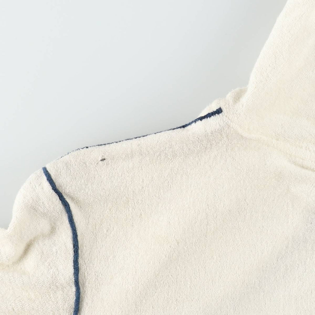 1970'S Jantzen terry cloth full-zip sweatshirt hoodie, made in USA, women's size L equivalent, vintage. unclear white type Vintage Second Hand