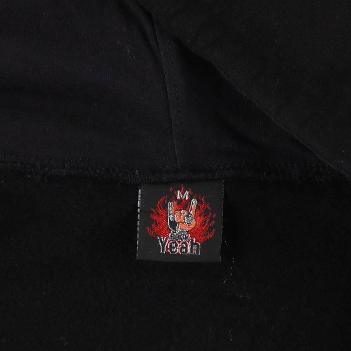 ROCK YEAR PINK FLOYD Pink Floyd Band Sweat Full-Zip Hoodie, Women's Size M (approx.) cotton black type Vintage Second Hand