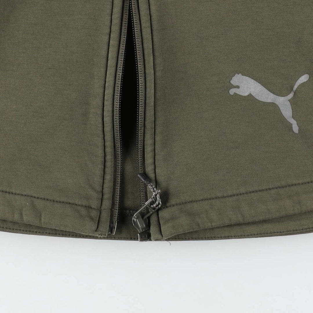 PUMA Sweat Full Zip Hoodie, Women's Size M unclear Khaki type Vintage Second Hand