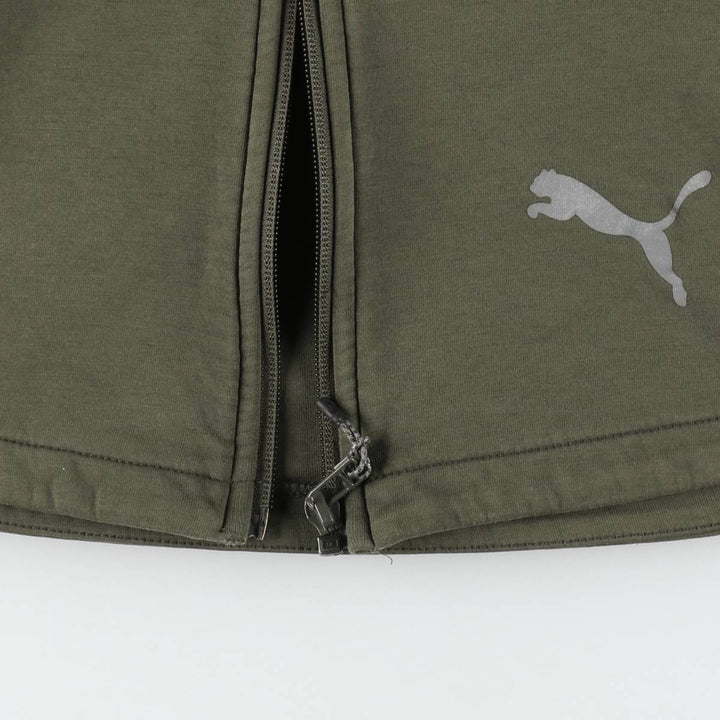 PUMA Sweat Full Zip Hoodie, Women's Size M unclear Khaki type Vintage Second Hand