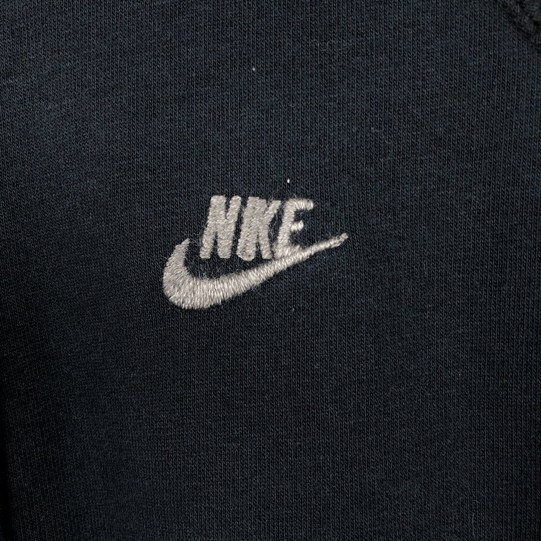 Nike Sweat Full Zip Hoodie, Men's M Size cotton navy blue type Vintage Second Hand
