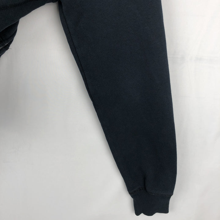 Nike Sweat Full Zip Hoodie, Men's M Size cotton navy blue type Vintage Second Hand