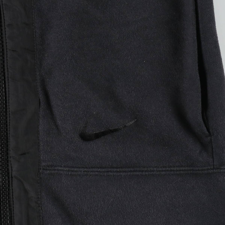 Nike Sweat Full Zip Hoodie, Women's Size M cotton black type Vintage Second Hand
