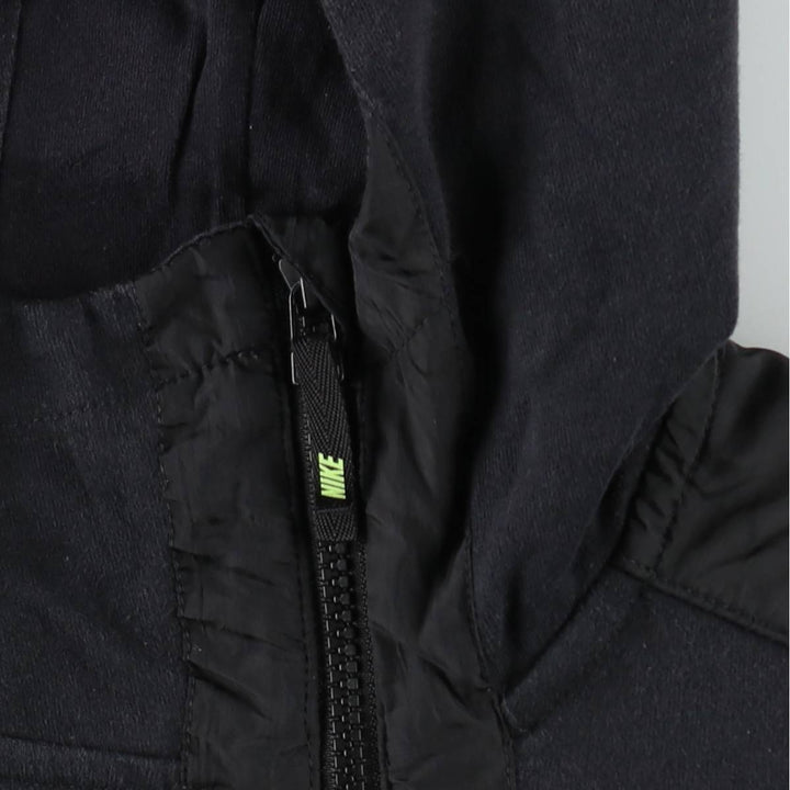 Nike Sweat Full Zip Hoodie, Women's Size M cotton black type Vintage Second Hand