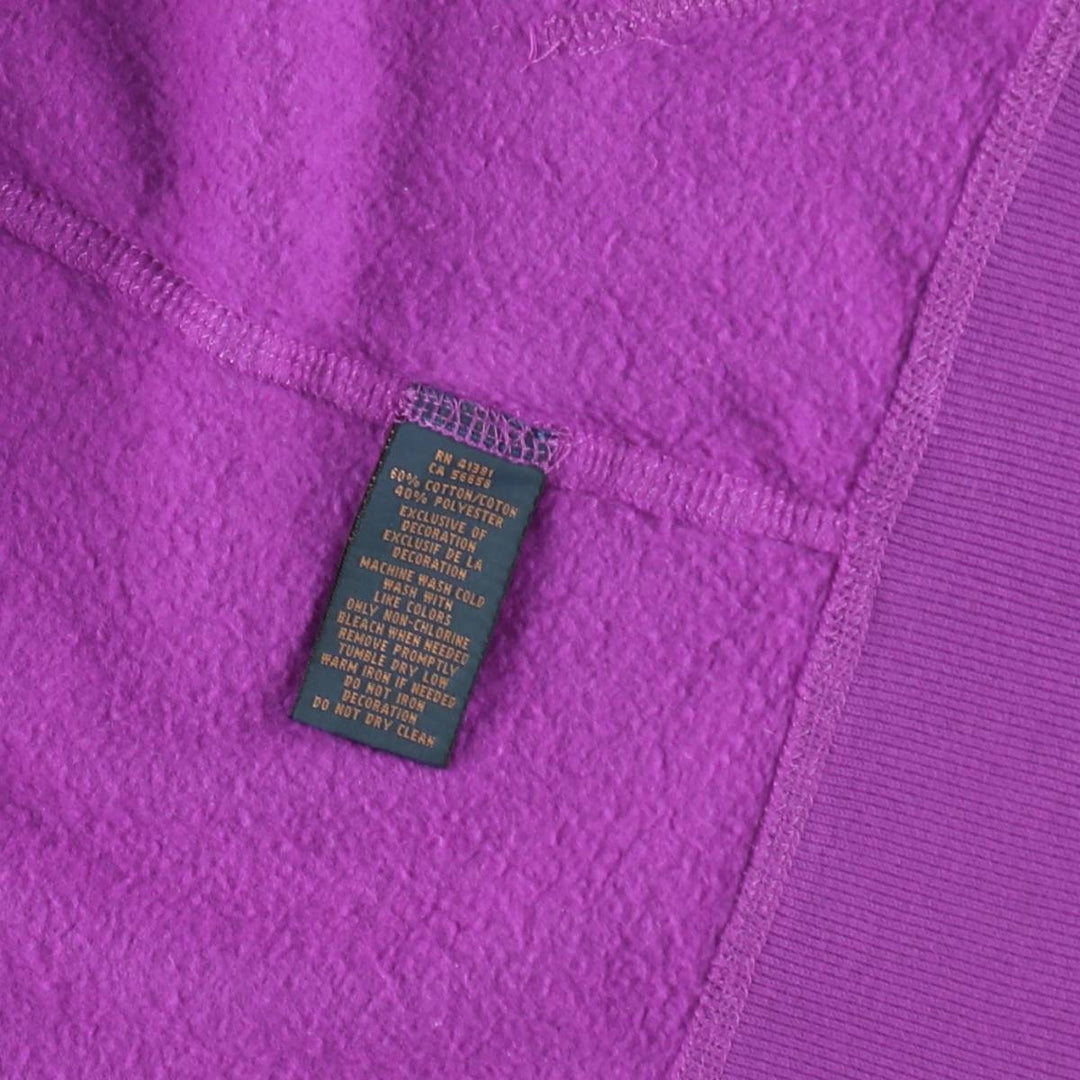 Ralph Lauren POLO RALPH LAUREN full-zip sweatshirt hoodie, women's size L cotton purple type Vintage Second Hand