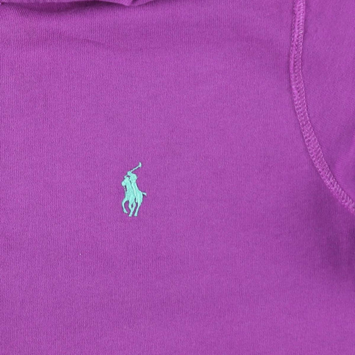 Ralph Lauren POLO RALPH LAUREN full-zip sweatshirt hoodie, women's size L cotton purple type Vintage Second Hand