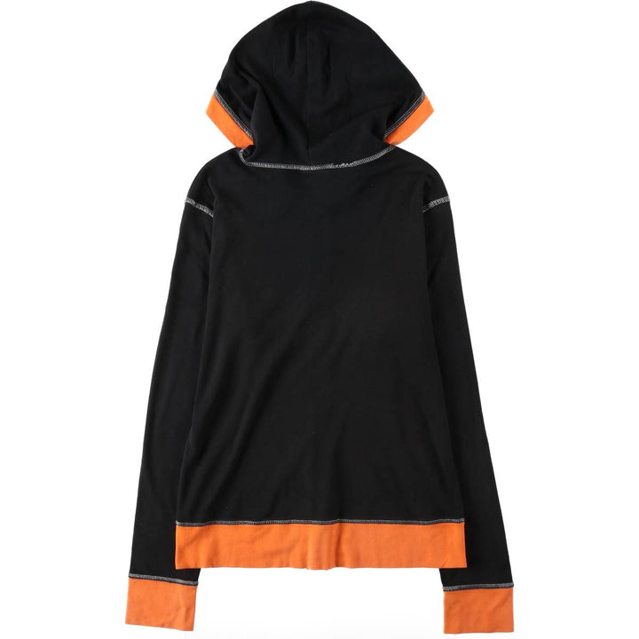 2000'S Harley-Davidson Sweat Full-Zip Hoodie, Women's Size S (approx.) cotton black type Vintage Second Hand
