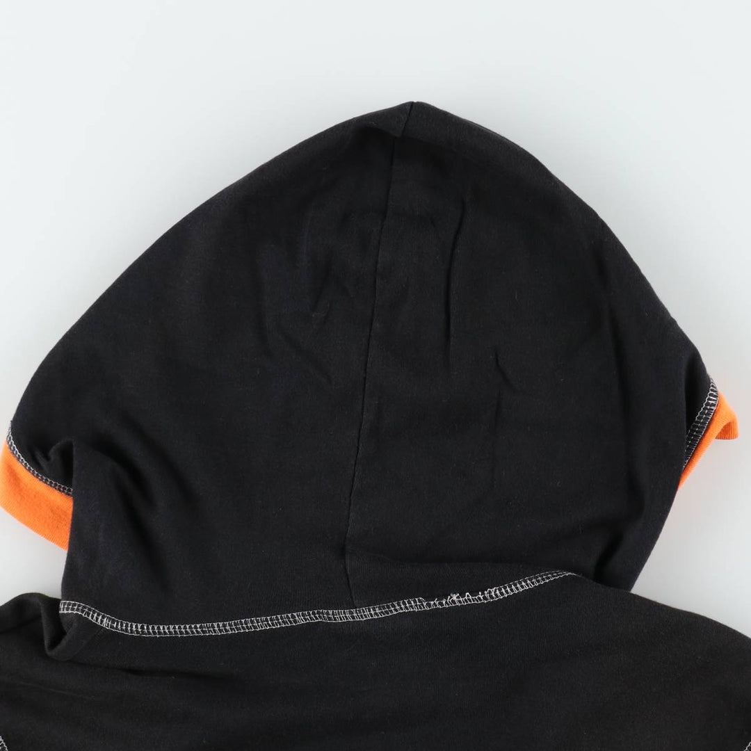 2000'S Harley-Davidson Sweat Full-Zip Hoodie, Women's Size S (approx.) cotton black type Vintage Second Hand
