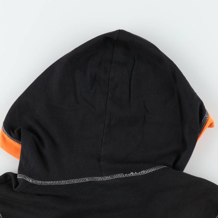 2000'S Harley-Davidson Sweat Full-Zip Hoodie, Women's Size S (approx.) cotton black type Vintage Second Hand