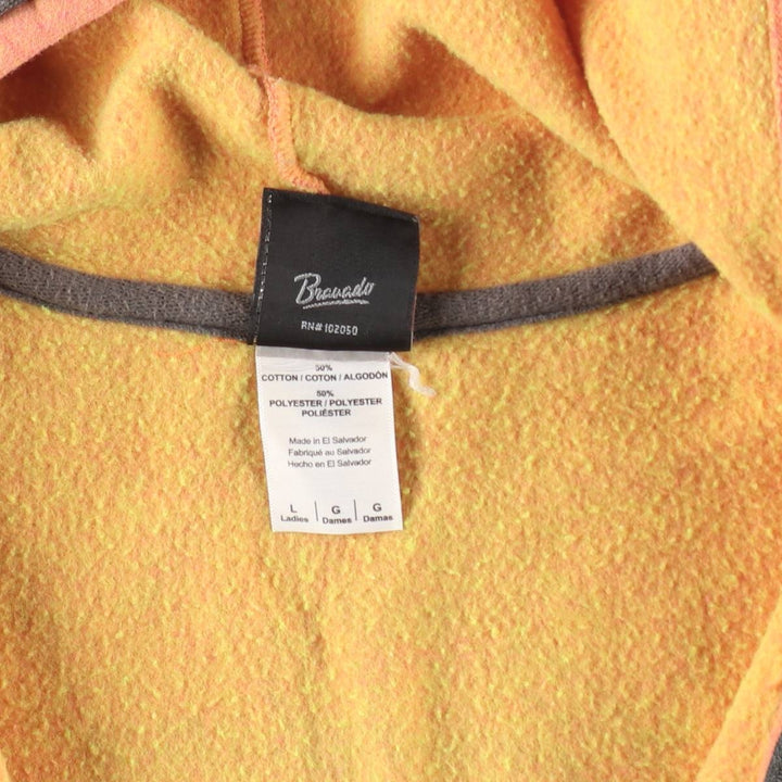 Harley-Davidson Rhinestone Full-Zip Hoodie, Women's, Size L cotton orange type Vintage Second Hand