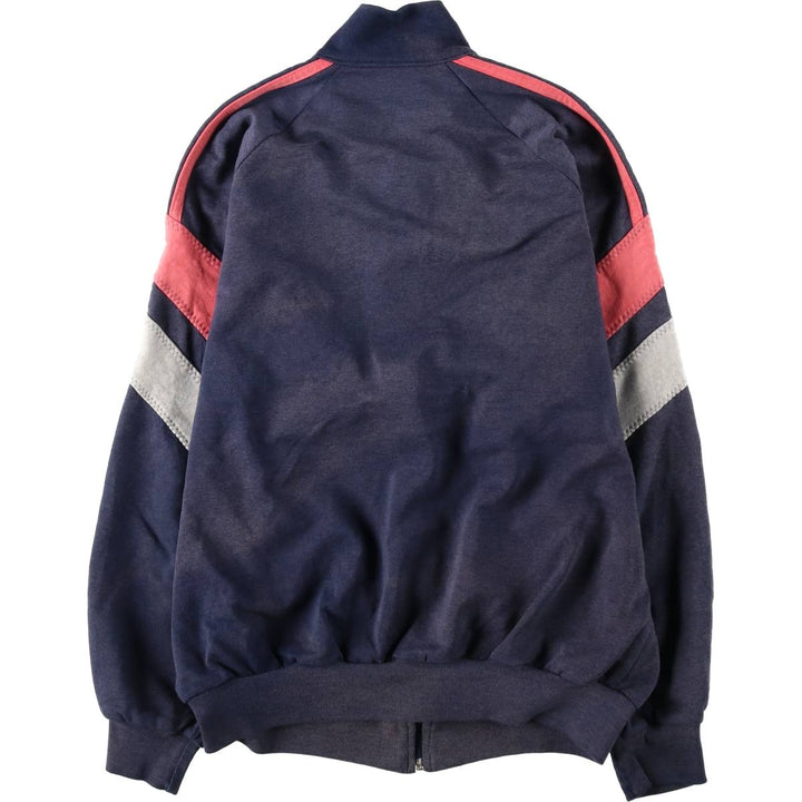 Vintage 70s-80'S Adidas VENTEX ATP Full-Zip Sweatshirt (Women's Size L equivalent) polyester gray type Vintage Second Hand
