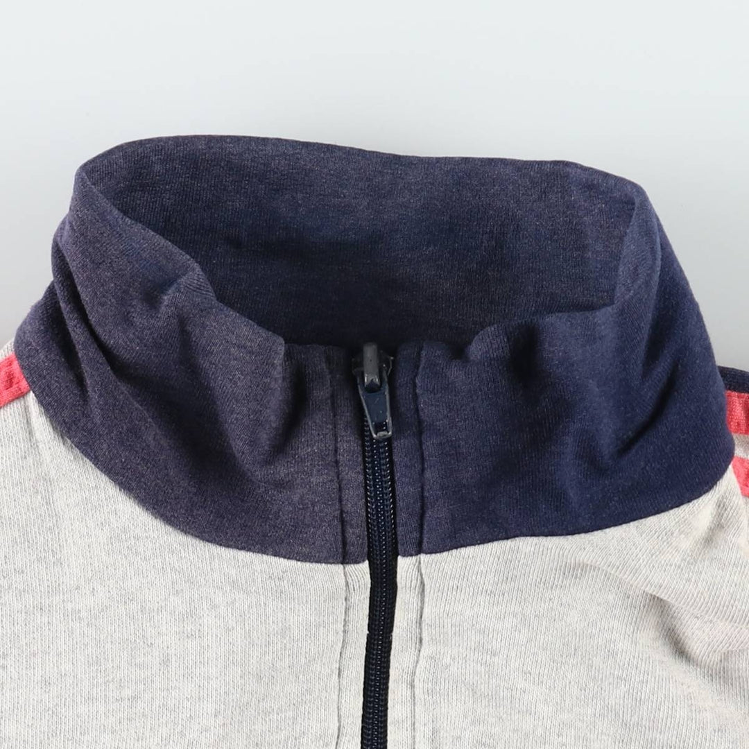 Vintage 70s-80'S Adidas VENTEX ATP Full-Zip Sweatshirt (Women's Size L equivalent) polyester gray type Vintage Second Hand