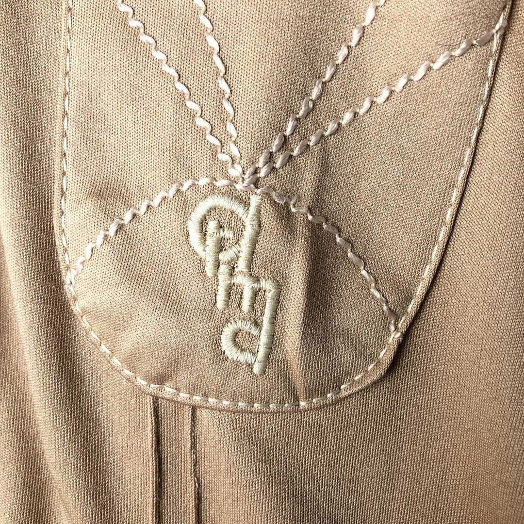 Arma long-sleeved boxy shirt, women's size M equivalent, vintage. unclear Beige type Vintage Second Hand