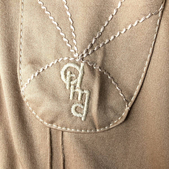 Arma long-sleeved boxy shirt, women's size M equivalent, vintage. unclear Beige type Vintage Second Hand