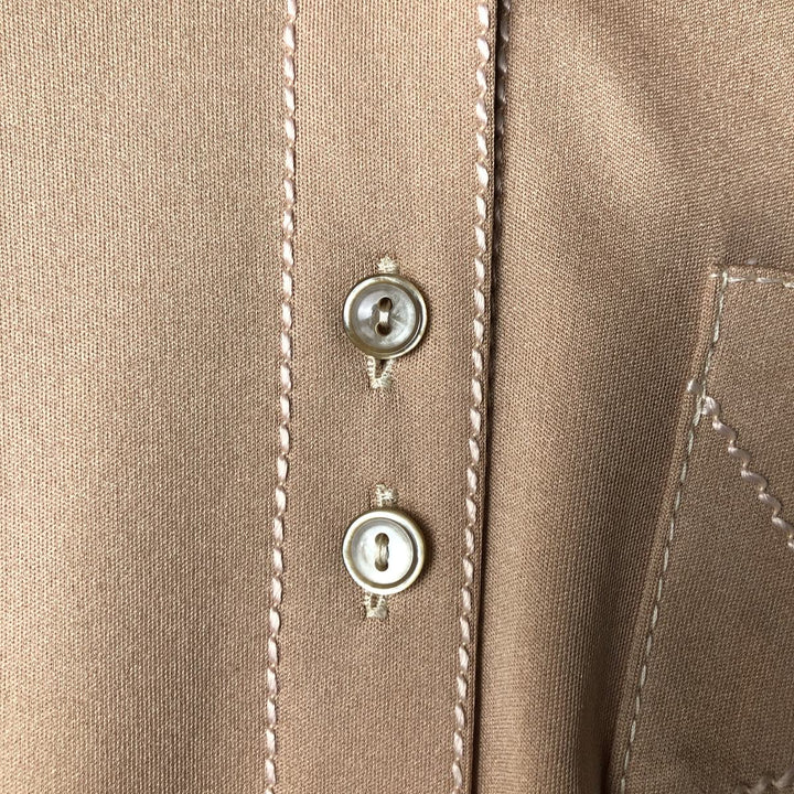 Arma long-sleeved boxy shirt, women's size M equivalent, vintage. unclear Beige type Vintage Second Hand