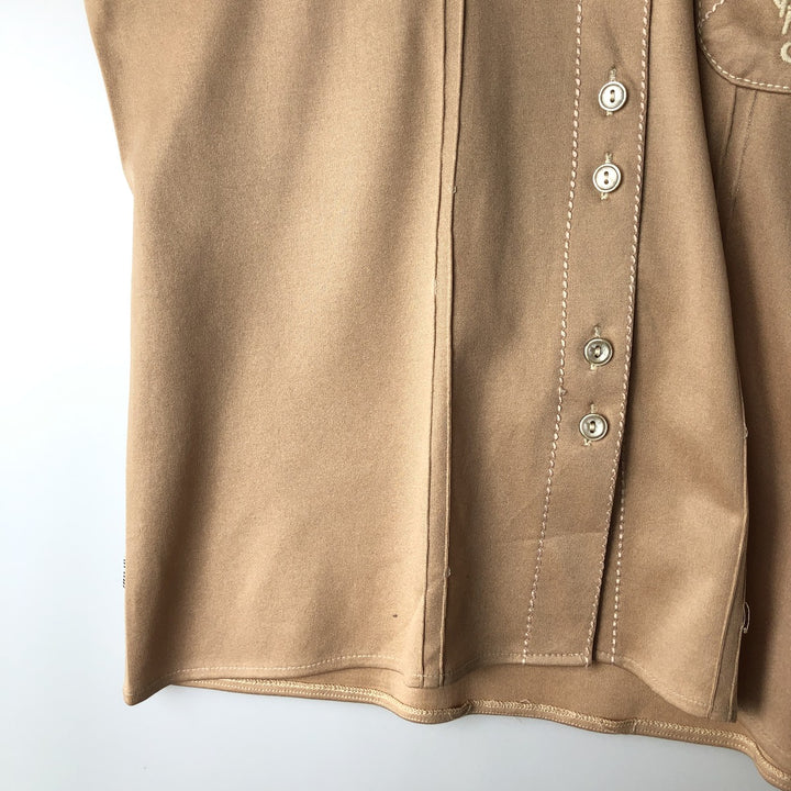 Arma long-sleeved boxy shirt, women's size M equivalent, vintage. unclear Beige type Vintage Second Hand