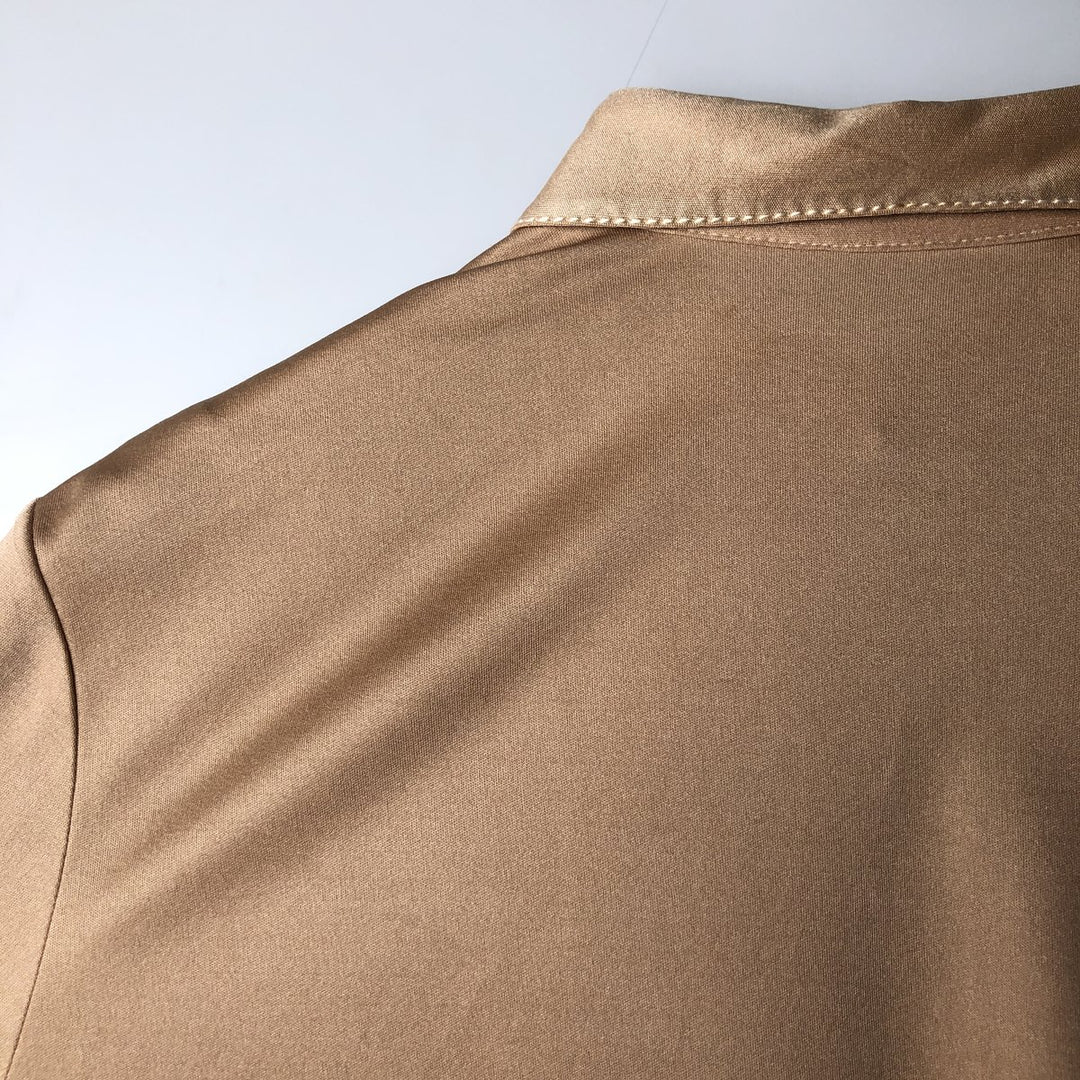 Arma long-sleeved boxy shirt, women's size M equivalent, vintage. unclear Beige type Vintage Second Hand