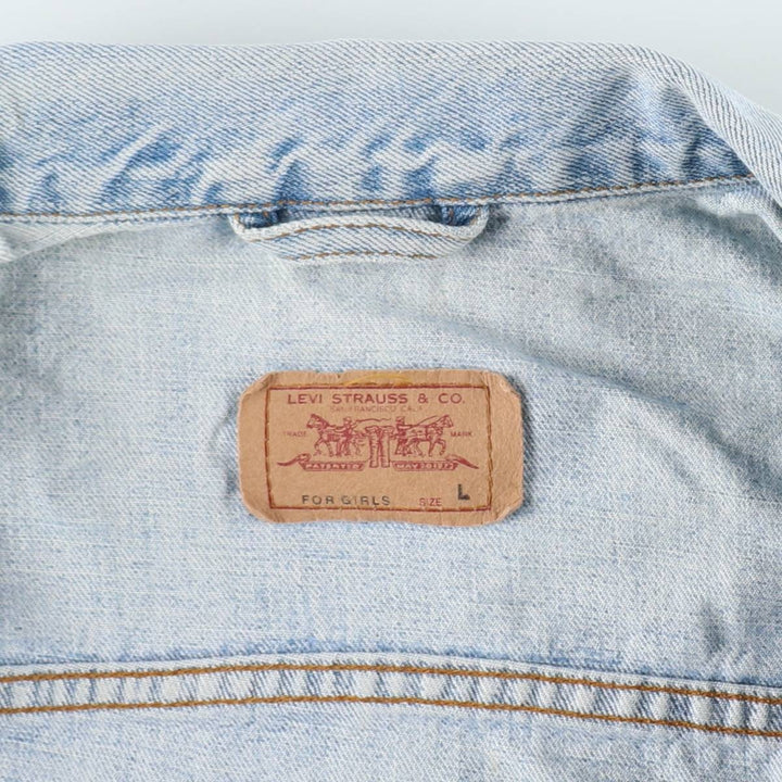 1990'S Levi's 70590-0482 Denim Jacket (Women's Size M equivalent) Vintage cotton blue type Vintage Second Hand