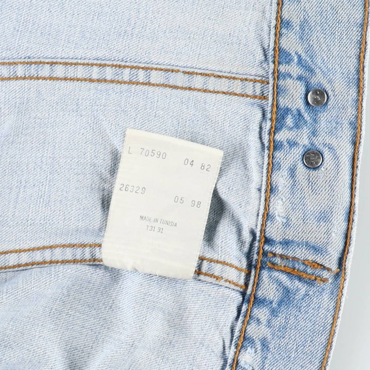 1990'S Levi's 70590-0482 Denim Jacket (Women's Size M equivalent) Vintage cotton blue type Vintage Second Hand