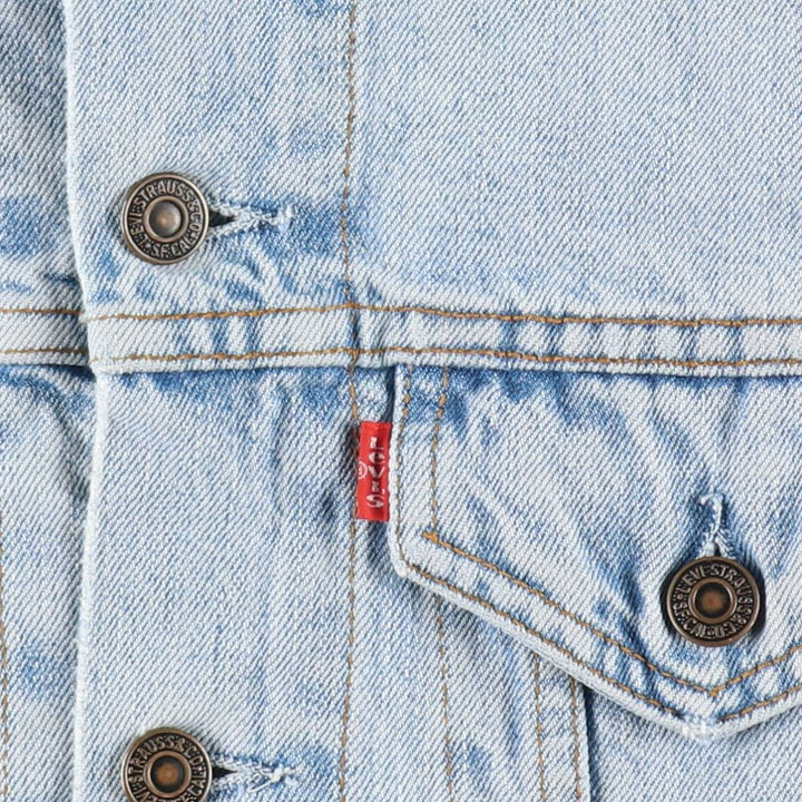 1990'S Levi's 70590-0482 Denim Jacket (Women's Size M equivalent) Vintage cotton blue type Vintage Second Hand