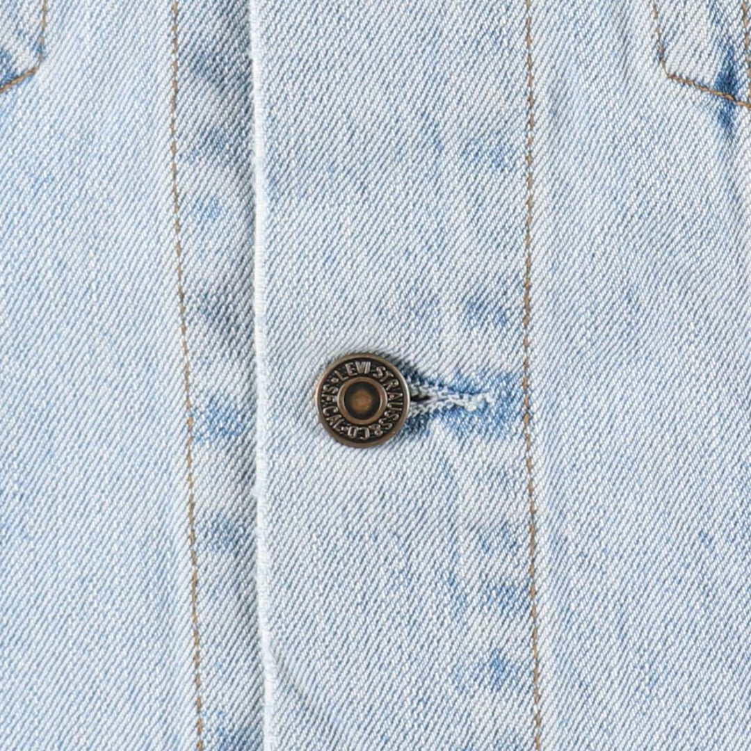 1990'S Levi's 70590-0482 Denim Jacket (Women's Size M equivalent) Vintage cotton blue type Vintage Second Hand