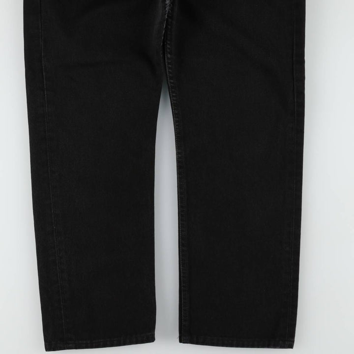 1990'S Levi's 6501-0660 Black Denim Straight Leg Jeans, Made in USA, Women's XL (equivalent to W31), Vintage. cotton black type Vintage Second Hand