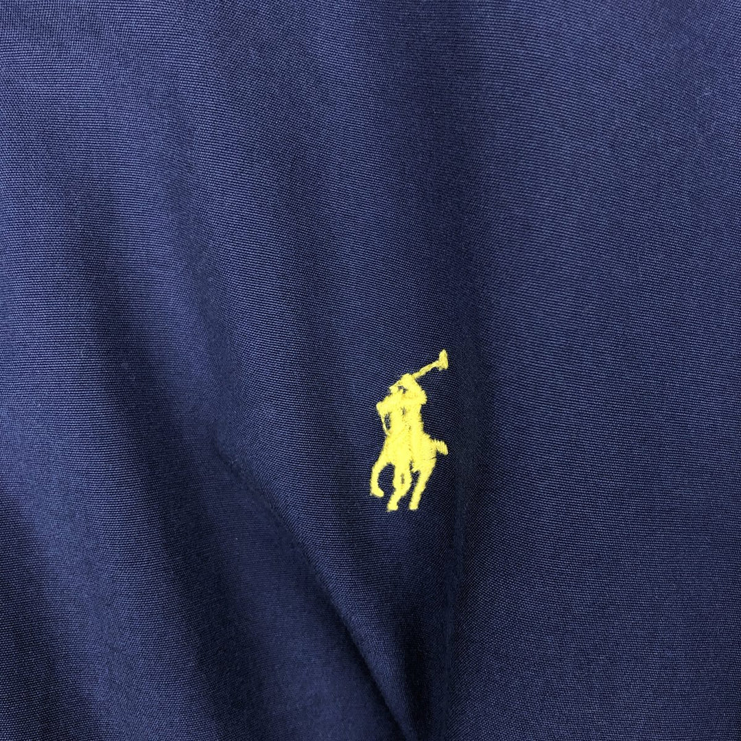 Ralph Lauren Classic Fit long sleeve button down shirt, men's size M cotton navy blue type Vintage Second Hand