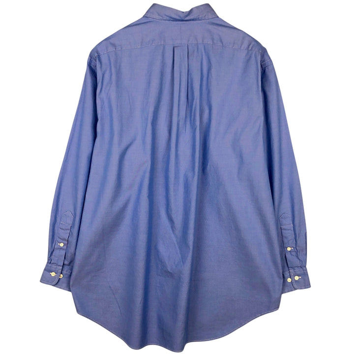 Ralph Lauren Classic Fit Long Sleeve Button Down Shirt Men's XL cotton blue type Vintage Second Hand