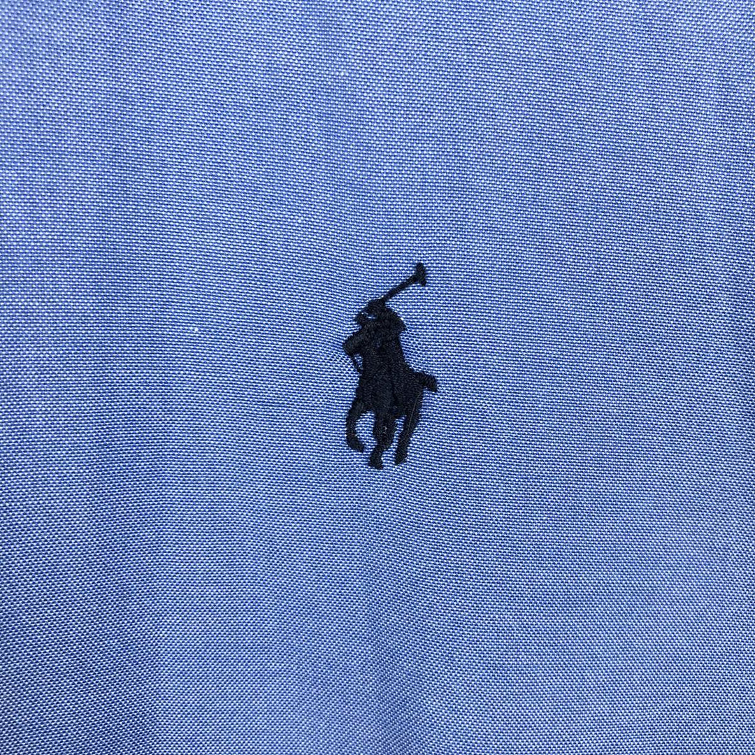 Ralph Lauren Classic Fit Long Sleeve Button Down Shirt Men's XL cotton blue type Vintage Second Hand