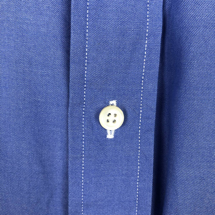 Ralph Lauren Classic Fit Long Sleeve Button Down Shirt Men's XL cotton blue type Vintage Second Hand