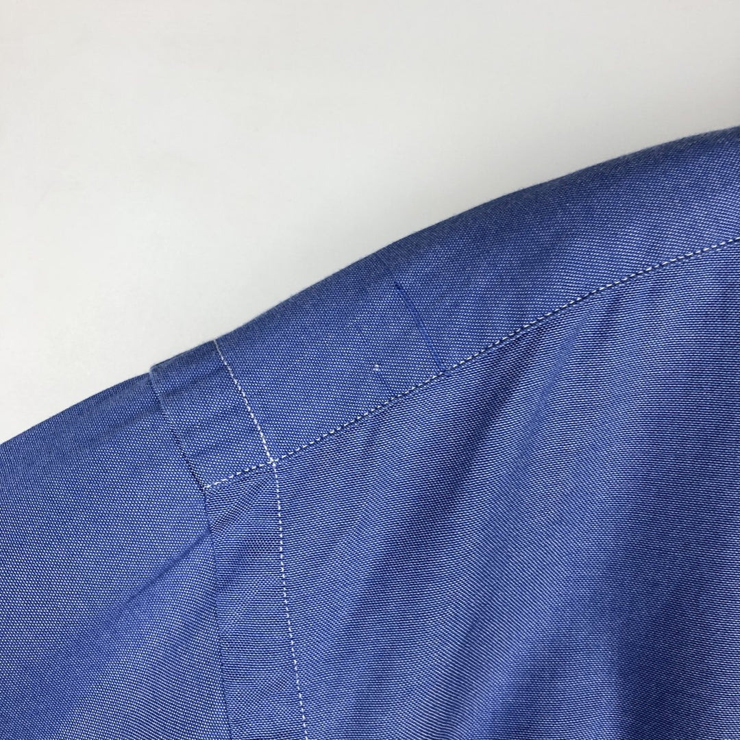 Ralph Lauren Classic Fit Long Sleeve Button Down Shirt Men's XL cotton blue type Vintage Second Hand