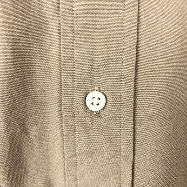Ralph Lauren Classic Fit Long Sleeve Button Down Shirt Men's XL cotton Beige type Vintage Second Hand