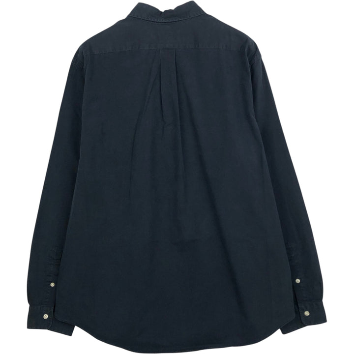 Ralph Lauren long sleeve button down shirt, men's XL size cotton black type Vintage Second Hand