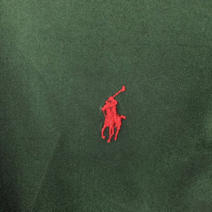 Ralph Lauren Classic Fit long sleeve button down shirt, men's size M cotton dark green Vintage Second Hand