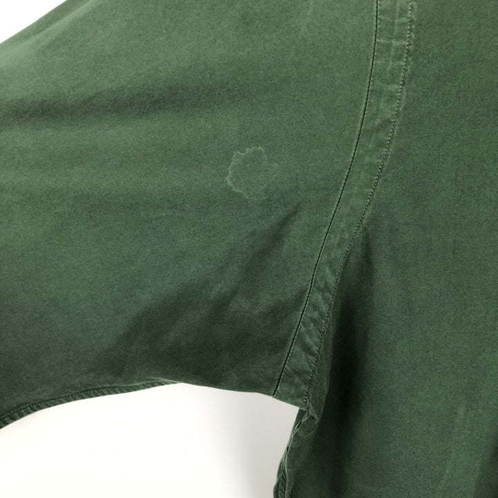 Ralph Lauren Classic Fit long sleeve button down shirt, men's size M cotton dark green Vintage Second Hand