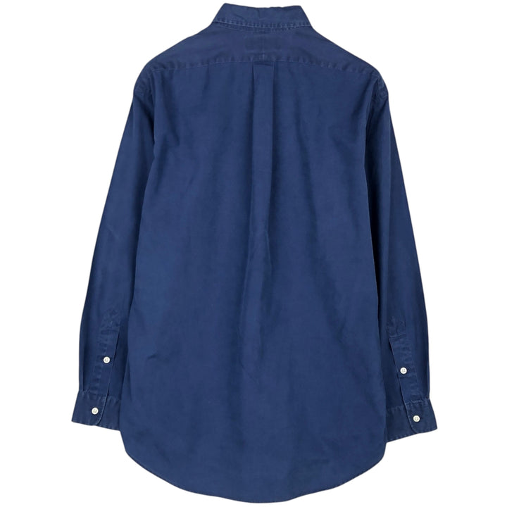 Ralph Lauren BLAKE long sleeve button down shirt, men's size M cotton navy blue type Vintage Second Hand