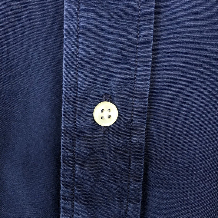 Ralph Lauren BLAKE long sleeve button down shirt, men's size M cotton navy blue type Vintage Second Hand