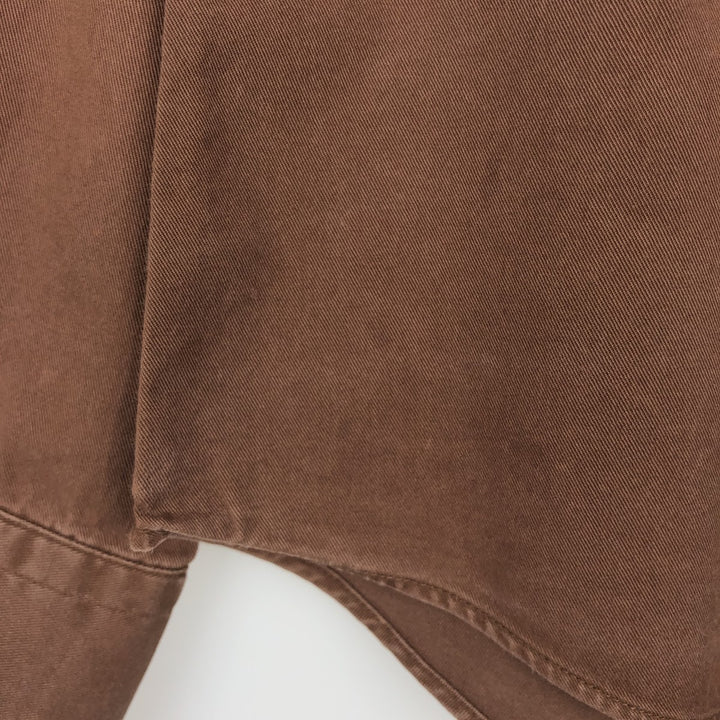 Ralph Lauren CUSTOM FIT long sleeve button down shirt, men's size M cotton brown type Vintage Second Hand