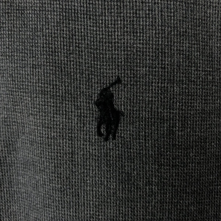 Ralph Lauren BLAKE long sleeve button down shirt, men's size L cotton Charcoal Vintage Second Hand