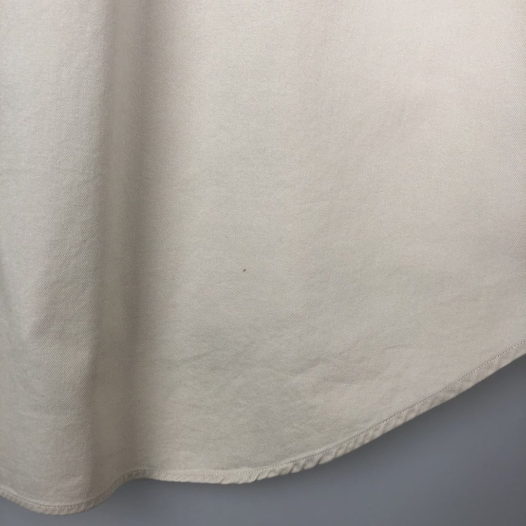 Ralph Lauren BLAKE long sleeve button down shirt, men's XL size cotton Beige type Vintage Second Hand