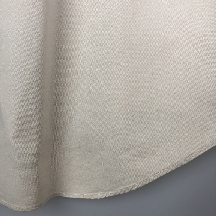 Ralph Lauren BLAKE long sleeve button down shirt, men's XL size cotton Beige type Vintage Second Hand