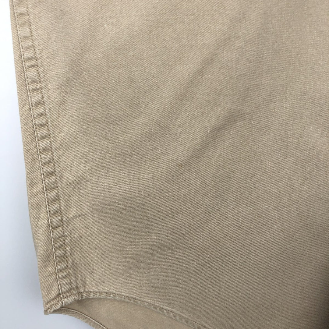 Ralph Lauren BLAIRE long sleeve button down shirt, men's size M cotton Beige type Vintage Second Hand